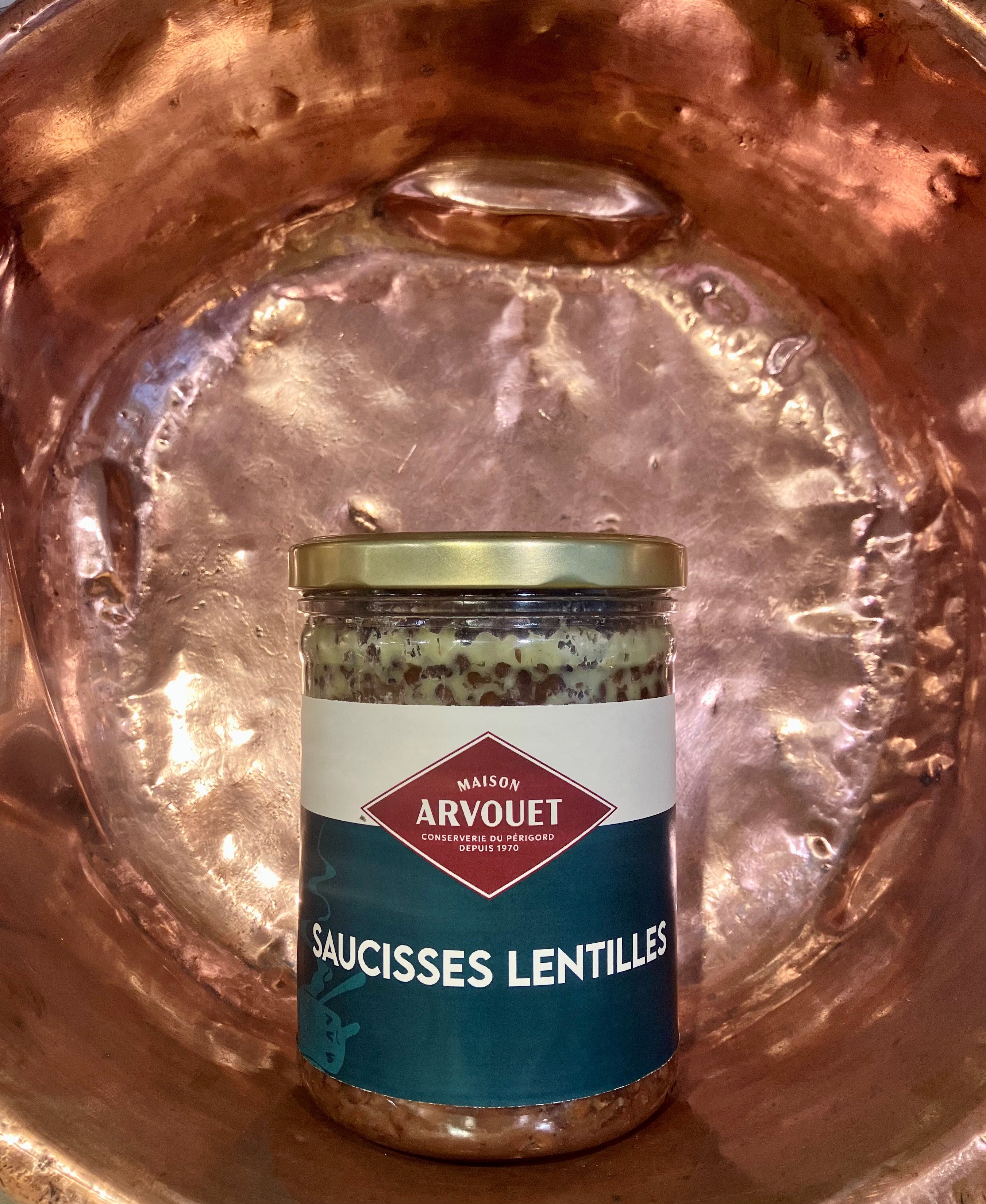 Saucisses Lentilles 800g